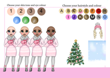 Load image into Gallery viewer, Christmas dolly list and notes book