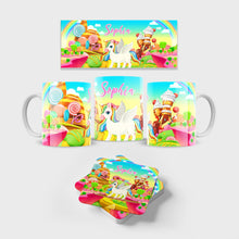Load image into Gallery viewer, Childrens Cup, Placemat and Coaster Bundle