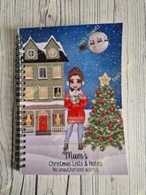 Load image into Gallery viewer, Christmas dolly list and notes book
