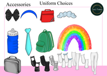 Load image into Gallery viewer, Girls Back to school book bag bundle