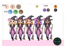 Load image into Gallery viewer, Halloween witch pyjamas
