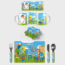 Load image into Gallery viewer, Childrens Cup, Placemat and Coaster Bundle
