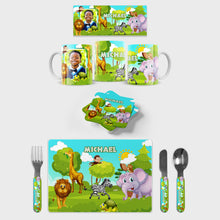 Load image into Gallery viewer, Childrens Cup, Placemat and Coaster Bundle
