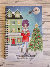Load image into Gallery viewer, Christmas dolly list and notes book
