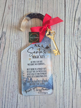 Load image into Gallery viewer, Personalised Santa&#39;s magic key door hanger
