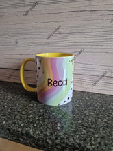 Load image into Gallery viewer, Personalised rainbow mug
