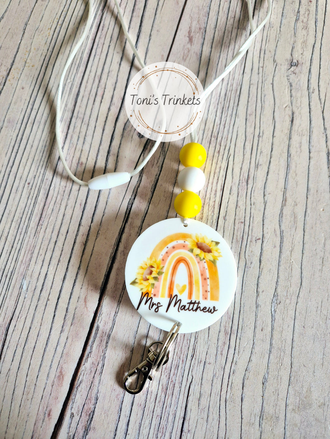 Personalised lanyard