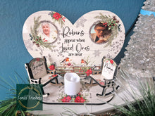 Load image into Gallery viewer, Memorial heart with chair
