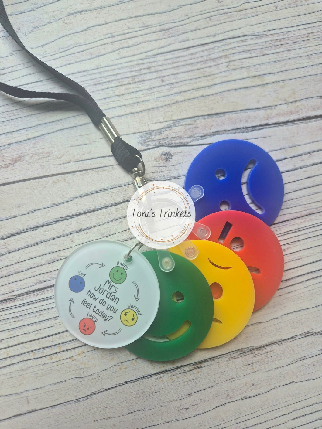 Emotions lanyard