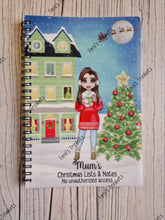 Load image into Gallery viewer, Christmas dolly list and notes book
