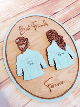 Load image into Gallery viewer, Personalised best friends plaque
